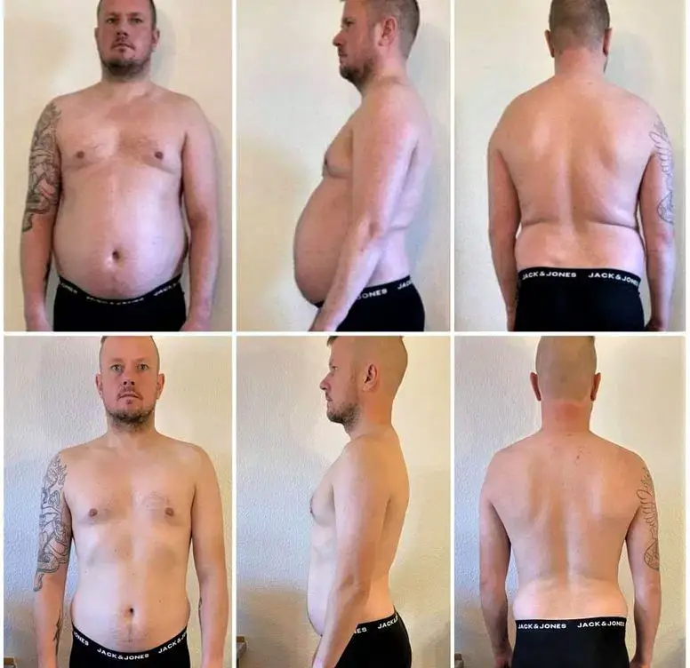 Før og efter, klient 2